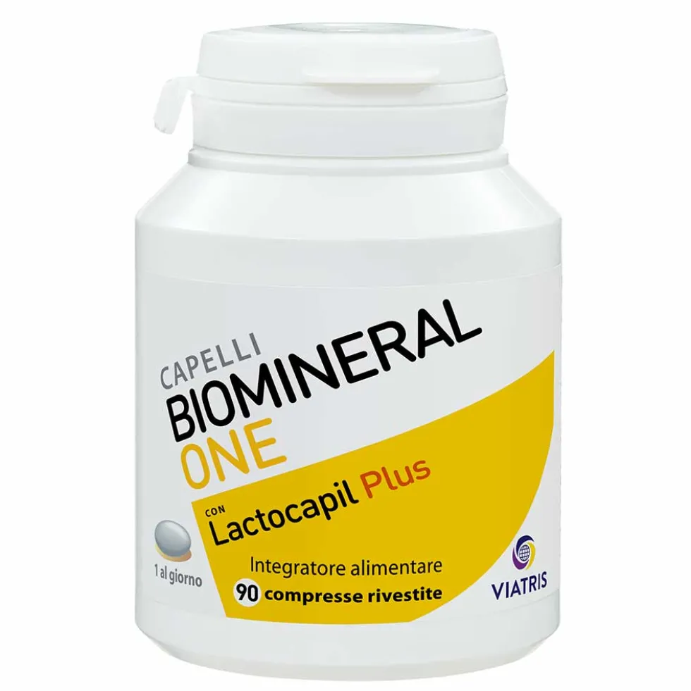 Biomineral One con Lactocapil Plus Integratore Benessere Capelli, 90 Compresse