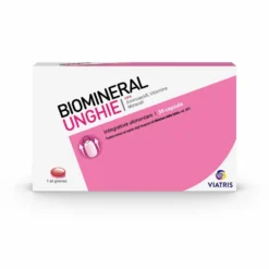 Biomineral Unghie Integratore Rinforzante per Unghie Deboli, 30 Capsule