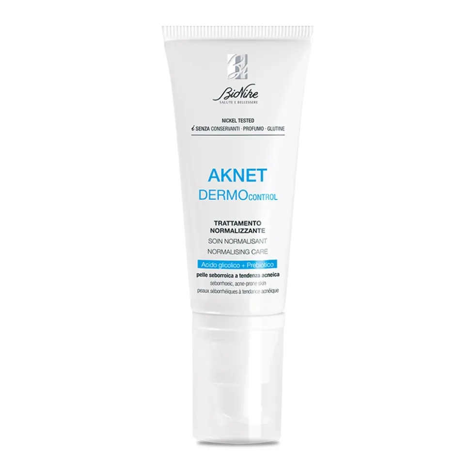 BioNike Aknet - Dermocontrol Trattamento Normalizzante Pelle Con Acne, 40 ml