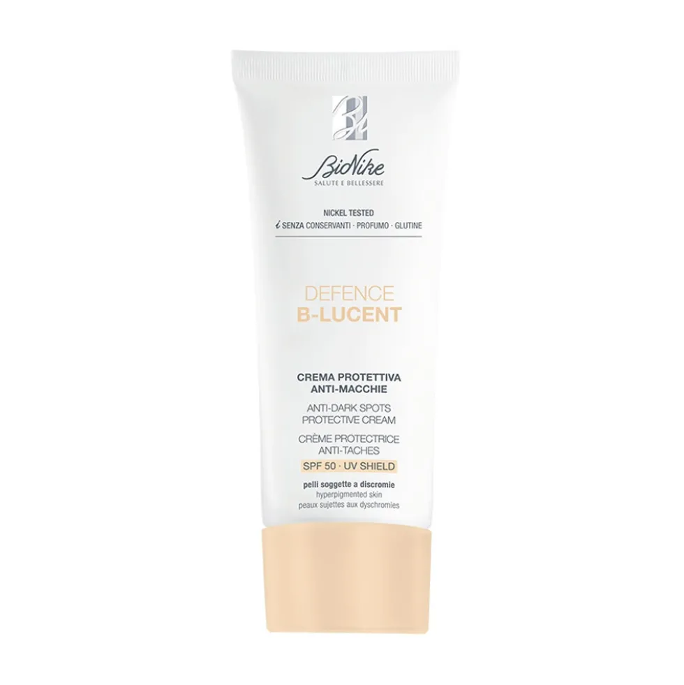Bionike Defence B-Lucent - Crema Protettiva Anti Macchie SPF50, 40ml