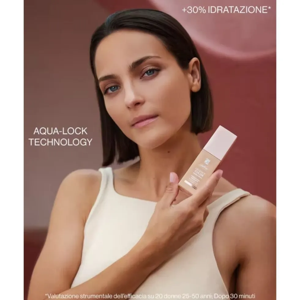 Bionike Defence Color Hydra Glow Fondotinta Idratante per pelle Secca Sensibile Allergica Colore 06 CINNAMON, 30ml