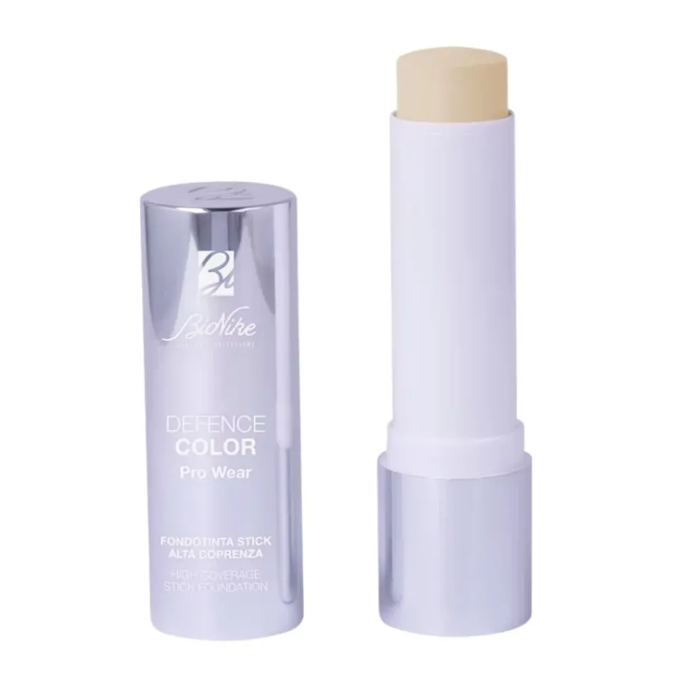 Bionike Defence Color Pro Wear Fondotinta in Stick Alta Coprenza 01 Ivoire, 14ml