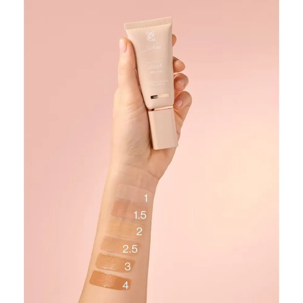 Bionike Defence Color Skin Tint Siero Fondotinta Pelle Nuda 1 Milk, 30ml