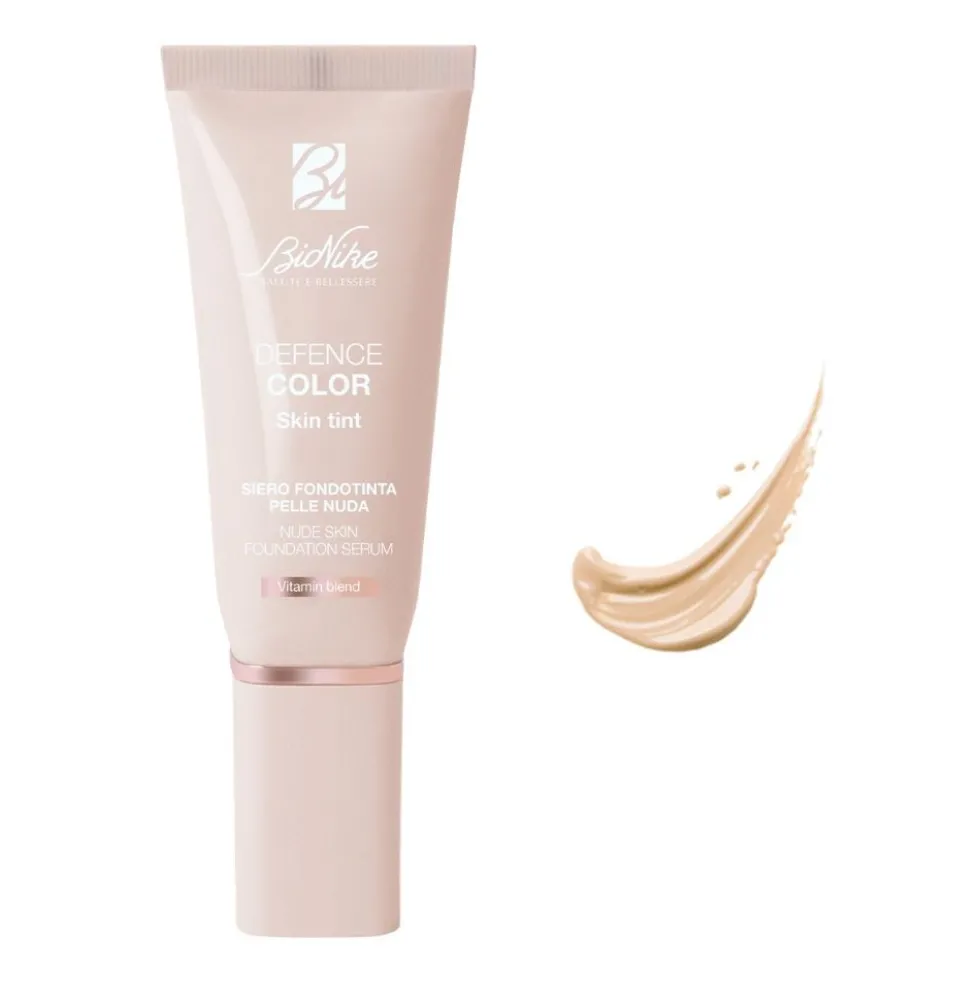 Bionike Defence Color Skin Tint Siero Fondotinta Pelle Nuda 1 Milk, 30ml