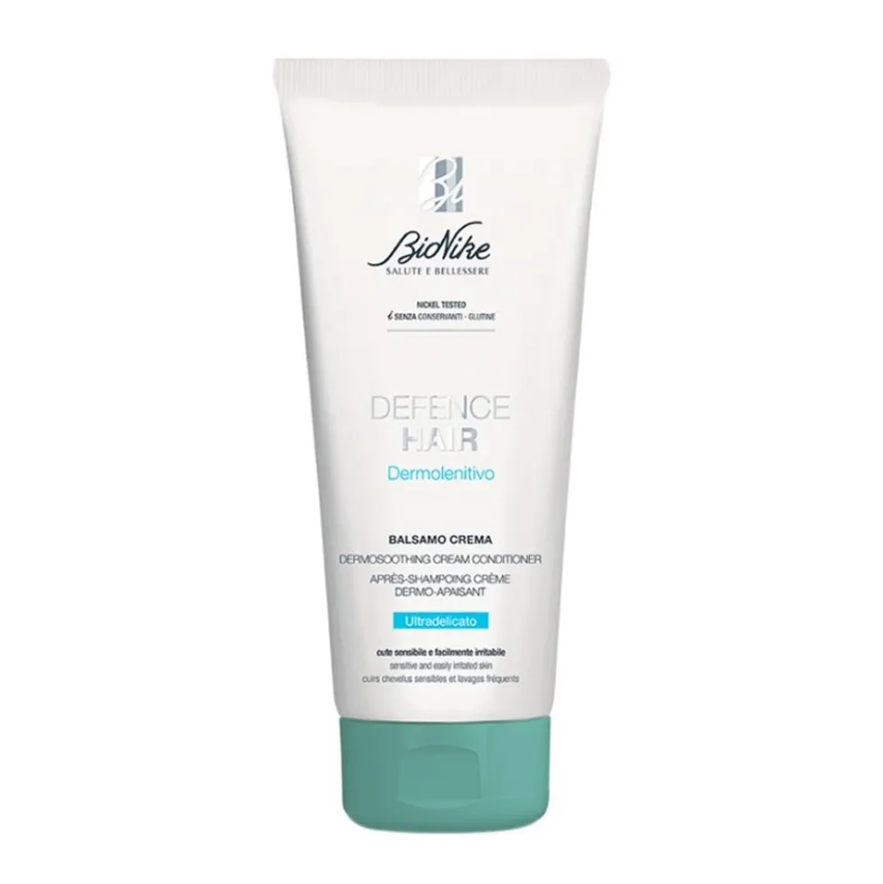 BioNike Defence Hair - Balsamo crema ultradelicato per districare e lenire la cute, 200 ml