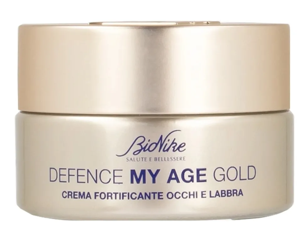 Bionike Defence My Age Gold - Crema Fortificante Occhi e Labbra, 15ml