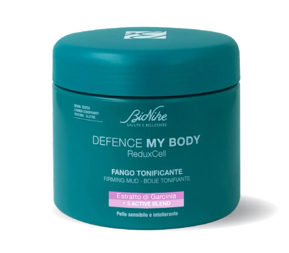 Bionike Defence My Body - ReduxCELL Fango Tonificante per Pelle Sensibile e Intollerante, 500g