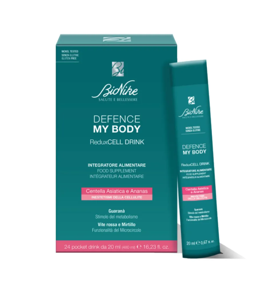 BioNike Defence My Body ReduxCell - Integratore per la cellulite e il microcircolo, 24 bustine