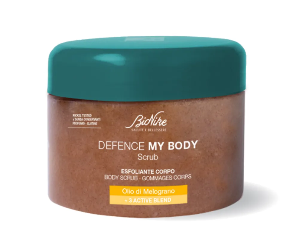 Bionike Defence My Body - Scrub Esfoliante Corpo per Pelle Sensibile e Intollerante, 350ml