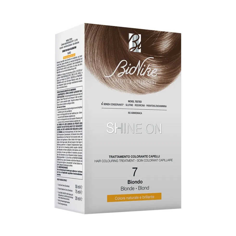 BioNike Shine On - Trattamento Colorante Capelli 7 Biondo