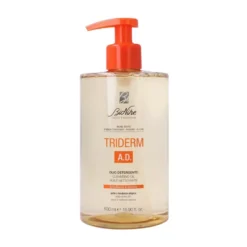 Bionike Triderm A.D. Olio Detergente Emolliente e Lenitivo per Pelle a tendenza Atopica, 500ml
