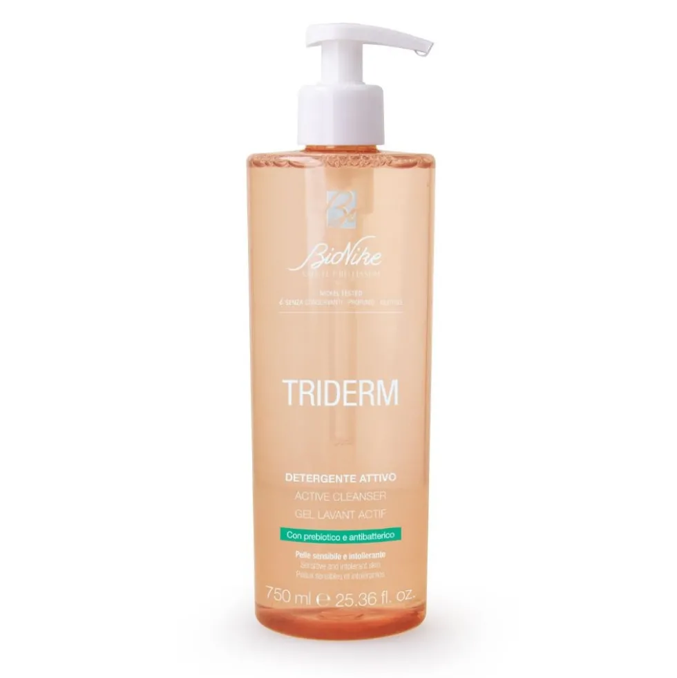 Bionike Triderm - Detergente Attivo con Prebiotico e Antibatterico, 750ml