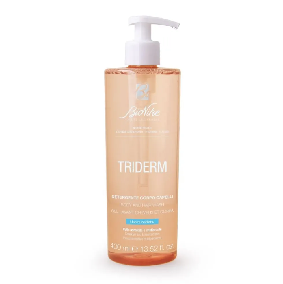 Bionike Triderm - Detergente Corpo Capelli Uso Quotidiano, 400ml