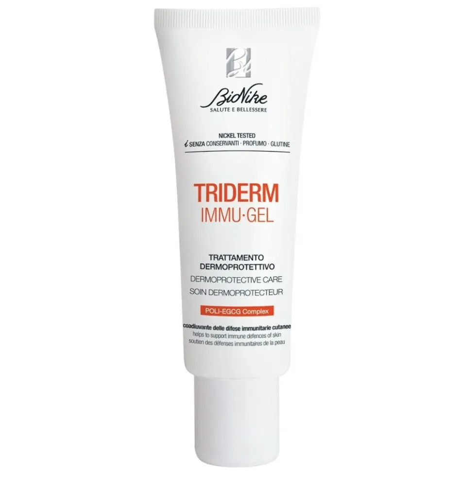 Bionike Triderm - Immu-Gel Trattamento Dermoprotettivo Coadiuvante Difese Immunitarie Cutanee, 30ml