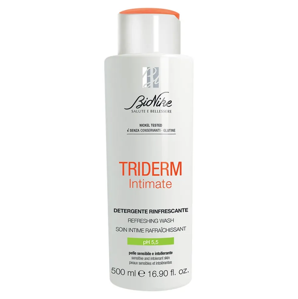 Bionike Triderm Intimate - Detergente Intimo Rinfrescante pH 5,5, 500ml