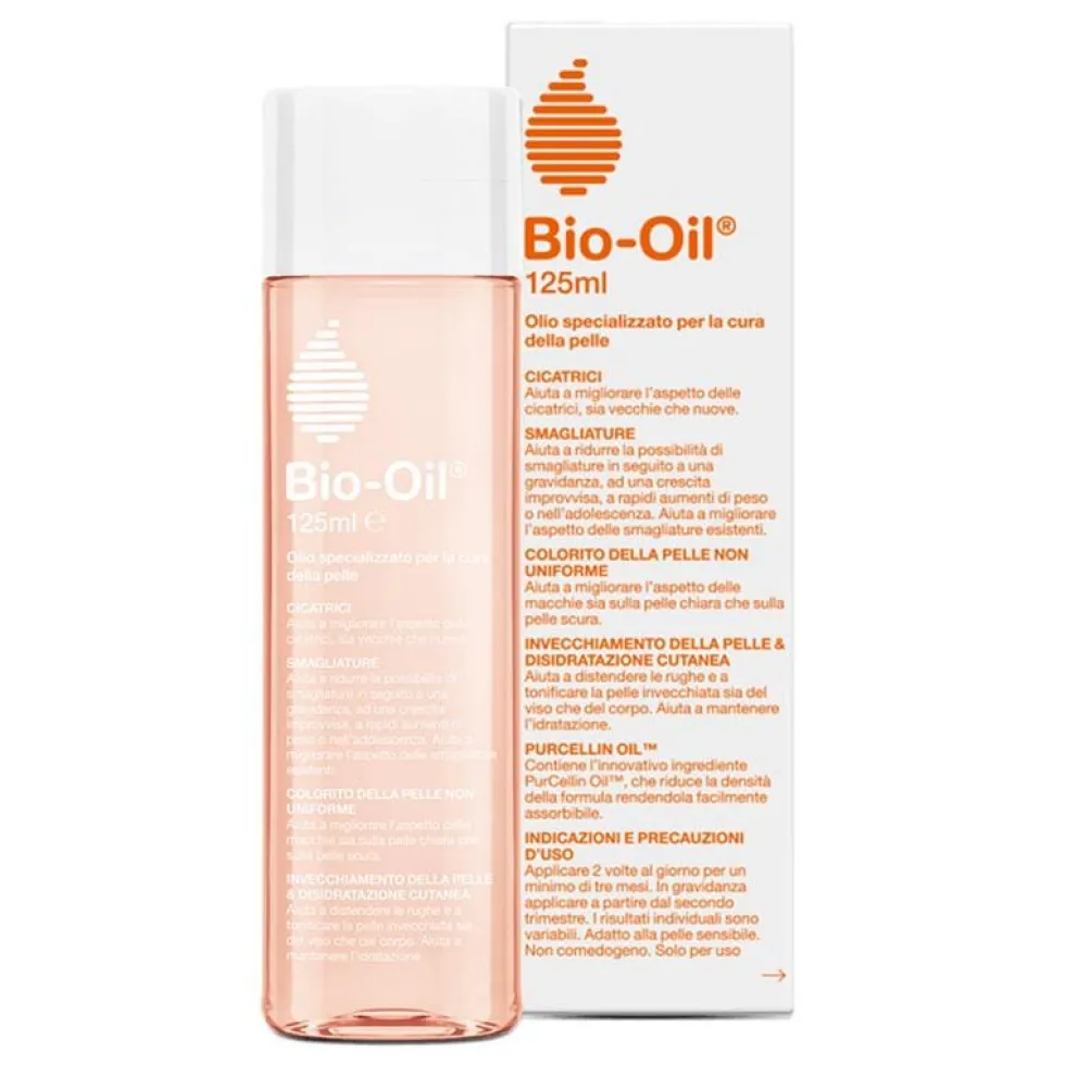 Bio-Oil Olio Dermatologico - Olio per il trattamento di cicatrici e smagliature, 125 ml
