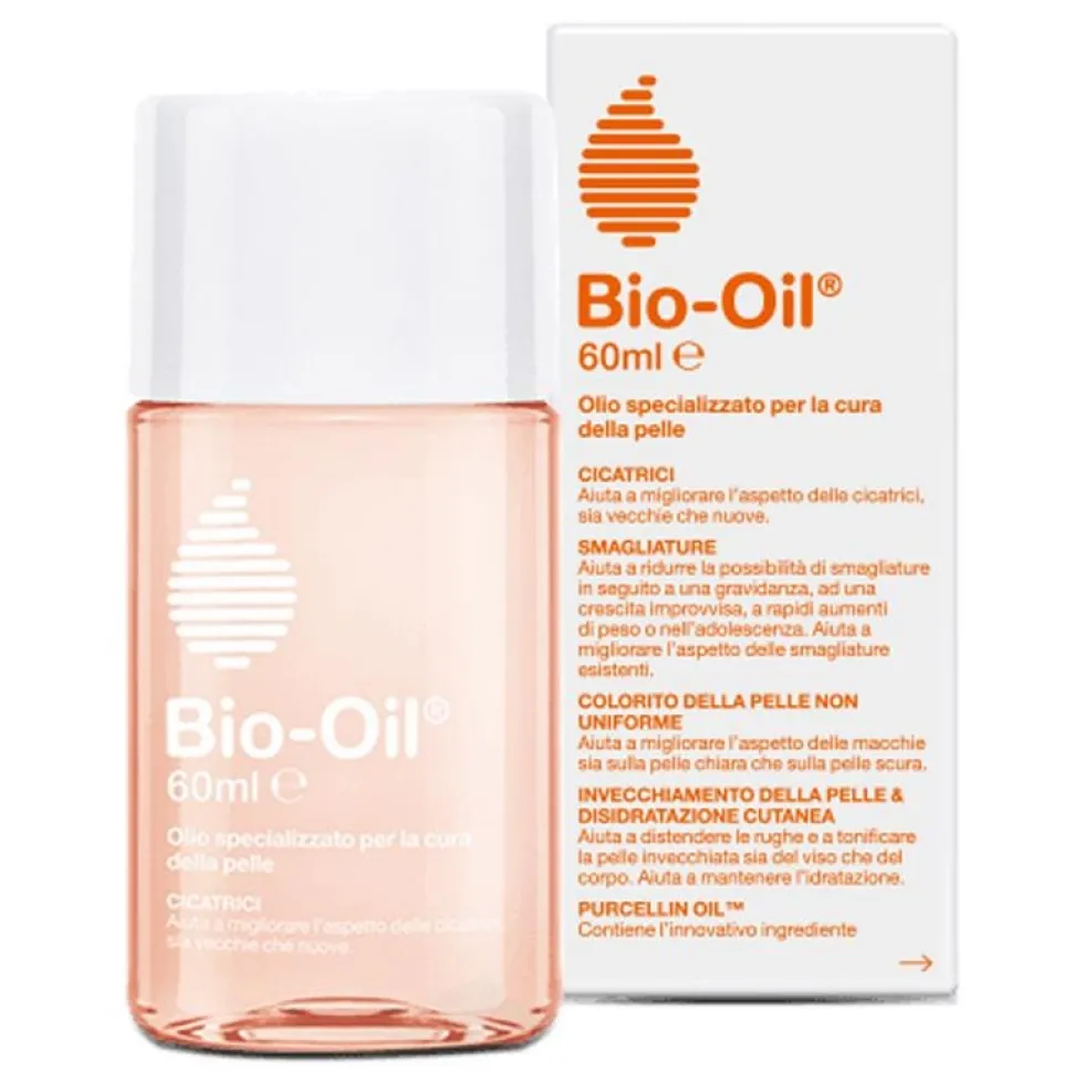 Bio-Oil Olio Dermatologico - Olio per migliorare l'aspetto di cicatrici e smagliature, 60 ml