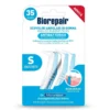 Biorepair Scovolini angolari in gomma con antibatterico per spazi stretti, 35 scovolini