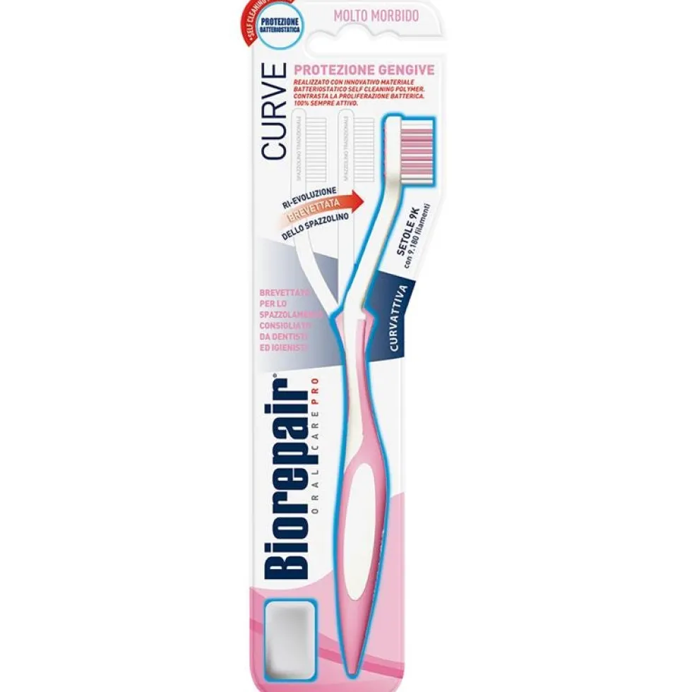 Biorepair Spazzolino Curve Protezione Gengive Setole Molto Morbide 1 Pezzo