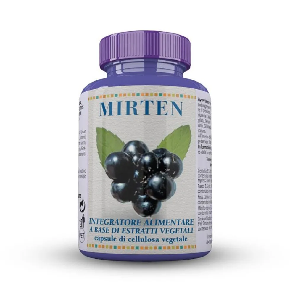 Biosalus Mirten Integratore Alimentare Funzionalità Del Microcircolo 60 Capsule