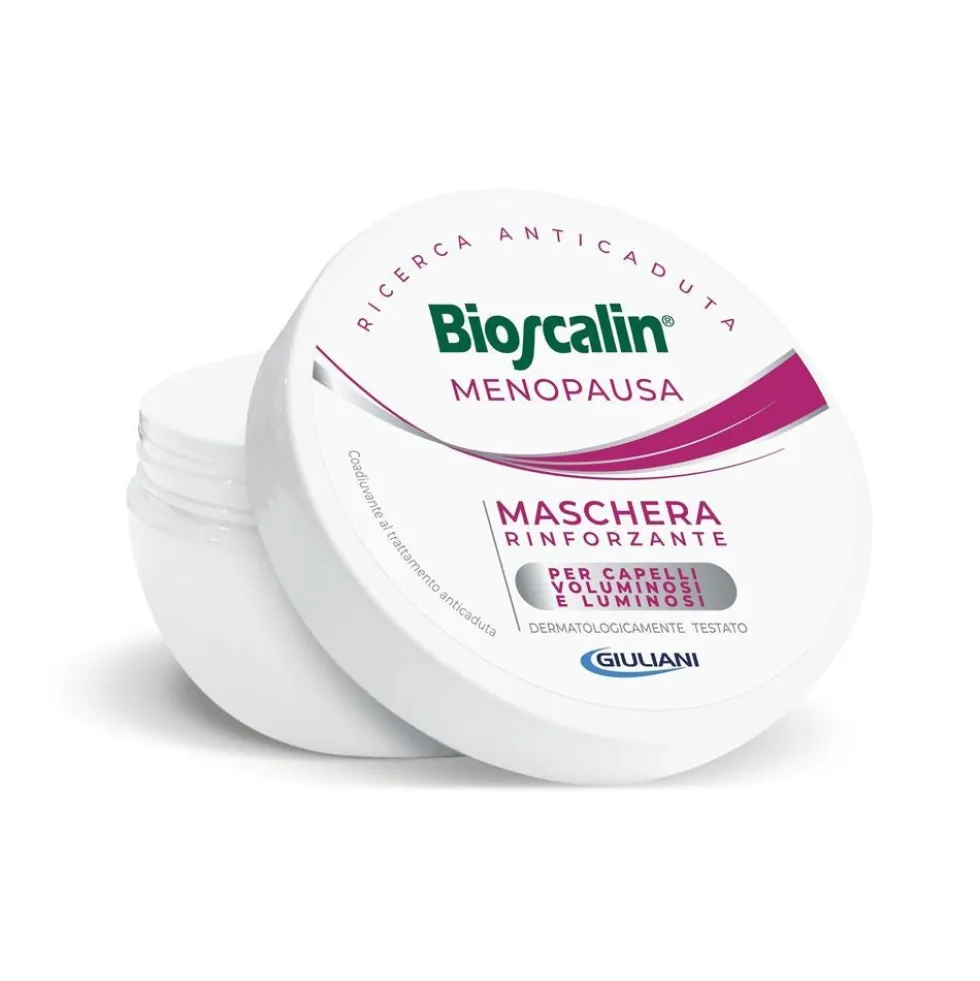 Bioscalin Menopausa - Maschera Rinforzante per Capelli Fragili, 200ml