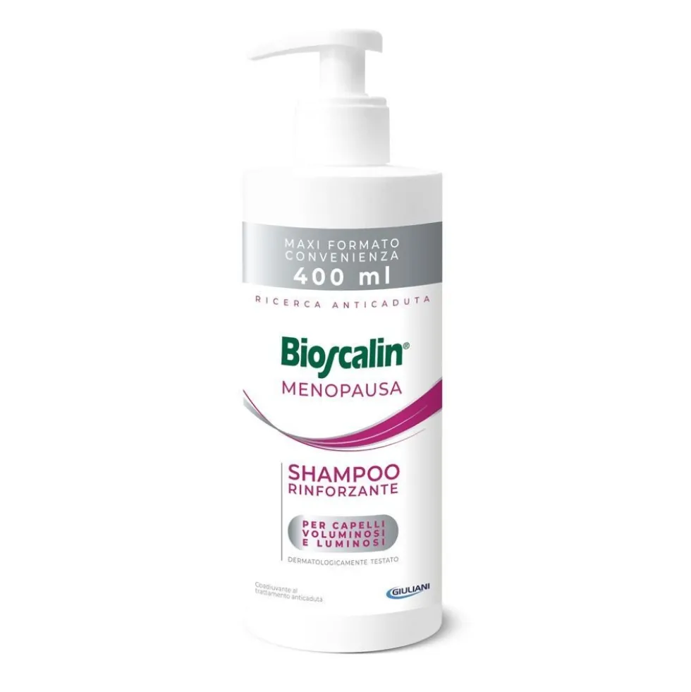 Bioscalin Menopausa - Shampoo Rinforzante per Capelli Fragili, 400ml