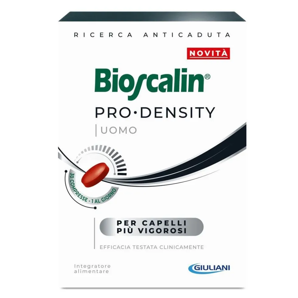 Bioscalin Pro-Density Uomo - Integratore alimentare anticaduta per i capelli, 30 compresse