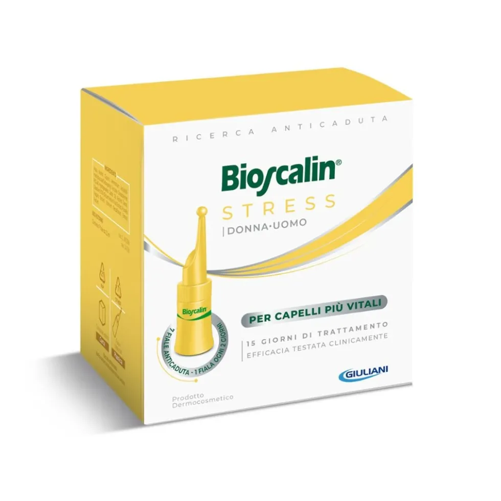 Bioscalin Stress - Fiale anticaduta monodose, 7 fiale