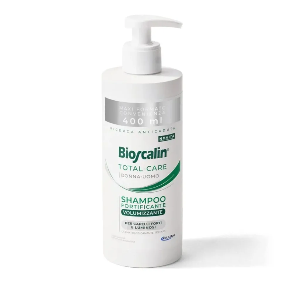Bioscalin Total Care Shampoo Volumizzante Fortificante Anti-Caduta Capelli, 400ml