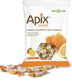 Bios Line Apix - Propoli Caramelle con Propoli al gusto Arancia, 50g