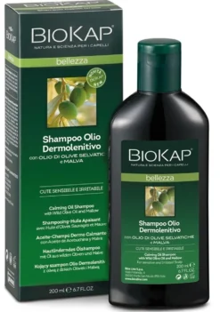 Bios Line BioKap Bellezza - Shampoo Olio Dermolenitivo per la Cute Sensibile e Irritabile, 200ml