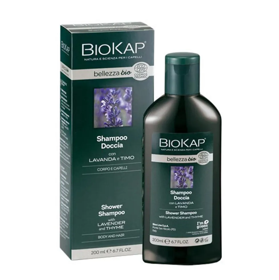 Bios Line Biokap Bio - Shampoo Doccia Lavanda E Timo, 200ml