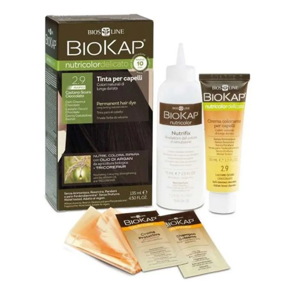 Bios Line Biokap Nutricolor Delicato Rapid 2.9 Castano Scuro Cioccolato 135 ml