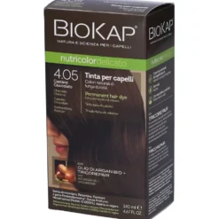 Bios Line Biokap Nutricolor Delicato - Tinta per capelli 4.05 Castano Cioccolato, 140ml