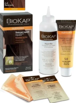 Bios Line Biokap Nutricolor - Tinta per capelli 6.4 Rame Curry, 140ml