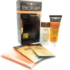 Bios Line Biokap Nutricolor - Tinta Per Capelli Colore 6.66 Rosso Rubino, 140ml