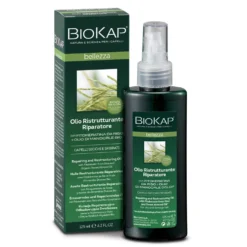 Bios Line Biokap - Olio Ristrutturante Riparatore Trattamento per capelli secchi, 125 ml