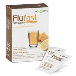 Bios Line Flufast - Difese+ Integratore Alimentare, 20 bustine effervescenti