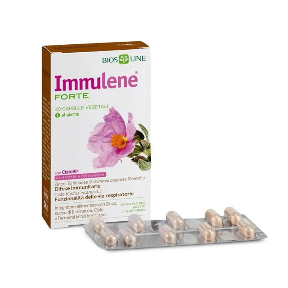 Biosline Immulene Forte Integratore Alimentare, 20 Capsule