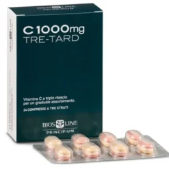 Bios Line Principium C1000 Tre-tard - Integratore per il sistema immunitario, 24 compresse