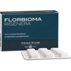 Bios Line Principium Florbioma compresse - Integratore per il microbiota intestinale, 24 compresse