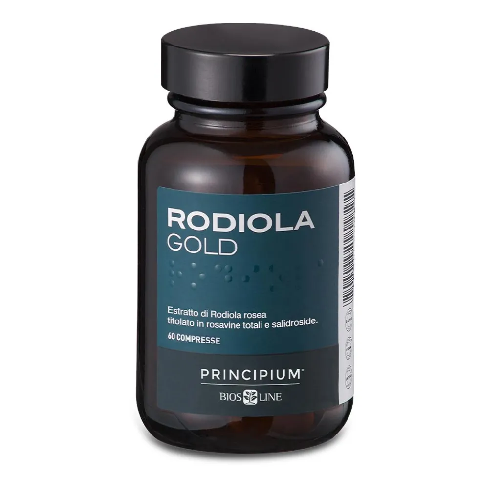 Bios Line Principium - Rodiola Gold Integratore Alimentare, 60 Compresse