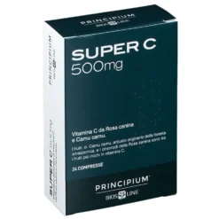 Bios Line Principium Super C 500mg - Integratore antiossidante per le difese, 24 compresse