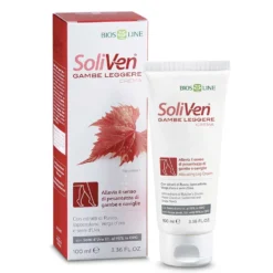 Bios Line Soliven Gambe Leggere - Crema per il microcircolo e gambe pesanti, 100 ml
