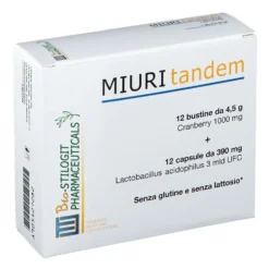 Bio-Stilogit Miuri Tandem Integratore Alimentare, 12 Bustine + 12 Capsule