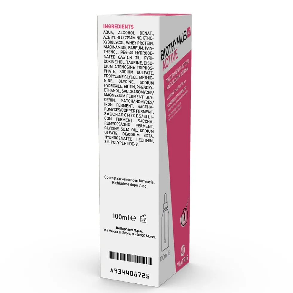 Biothymus AC Active - Lozione Trattante Trattamento Anticaduta Donna, 100ml