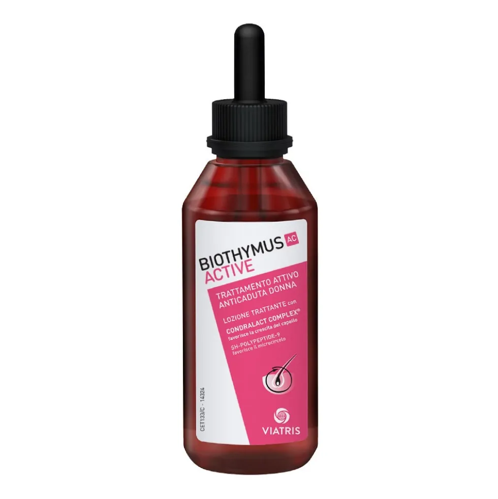 Biothymus AC Active - Lozione Trattante Trattamento Anticaduta Donna, 100ml