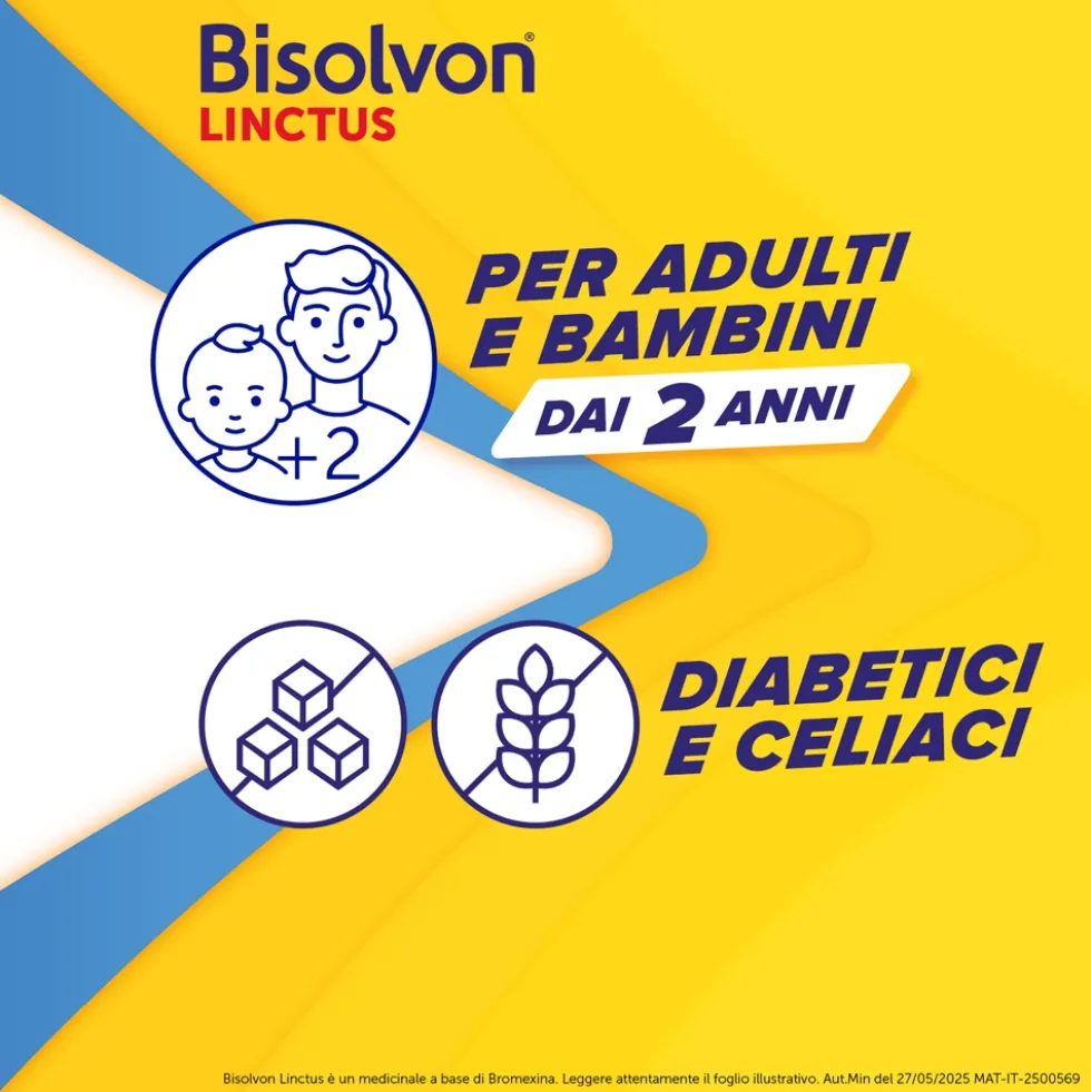 Bisolvon Linctus Sciroppo Mucolitico per Catarro e Tosse Grassa Gusto Fragola, 200ml