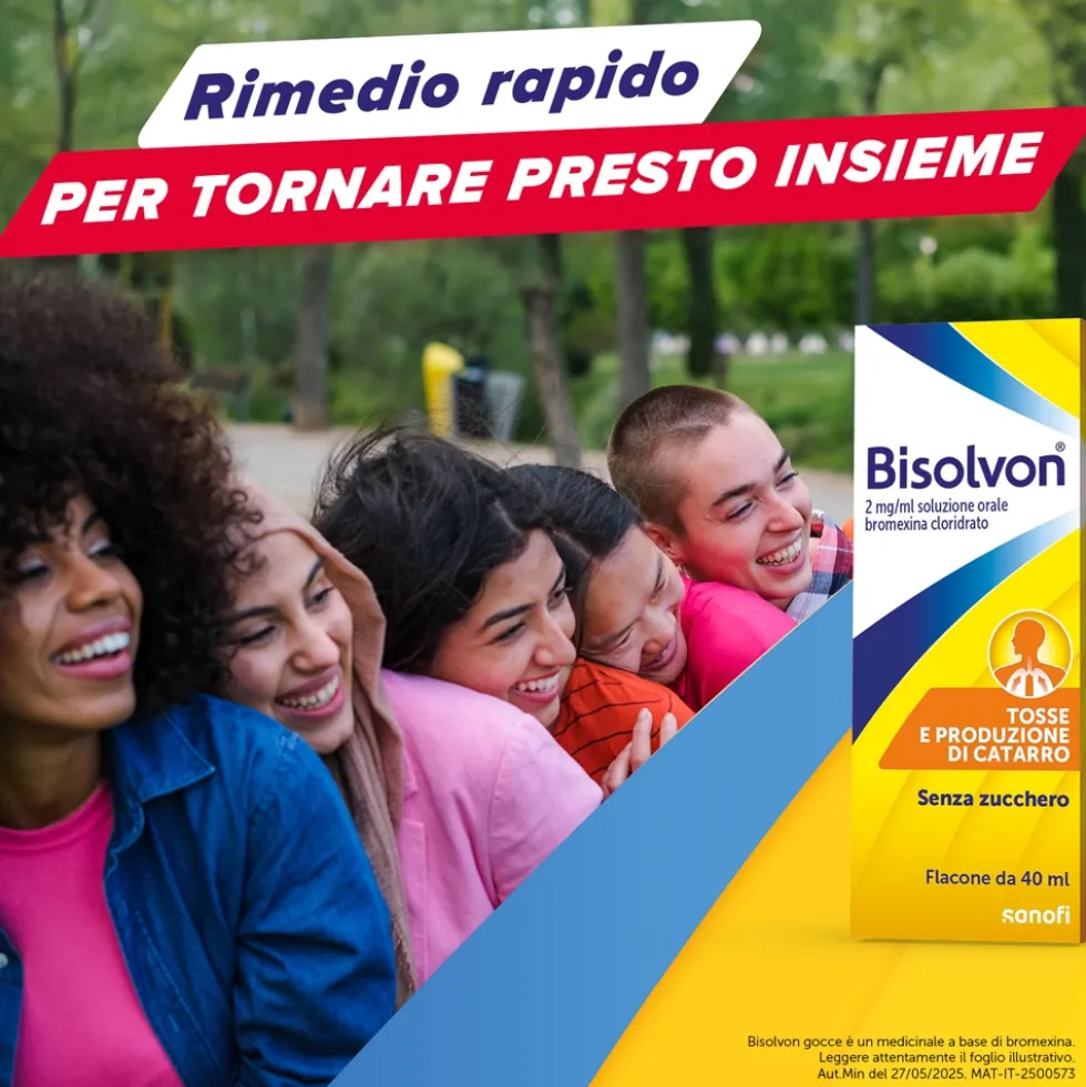 Bisolvon Soluzione Orale Gocce Mucolitico Contro Catarro e Tosse Grassa, 40ml