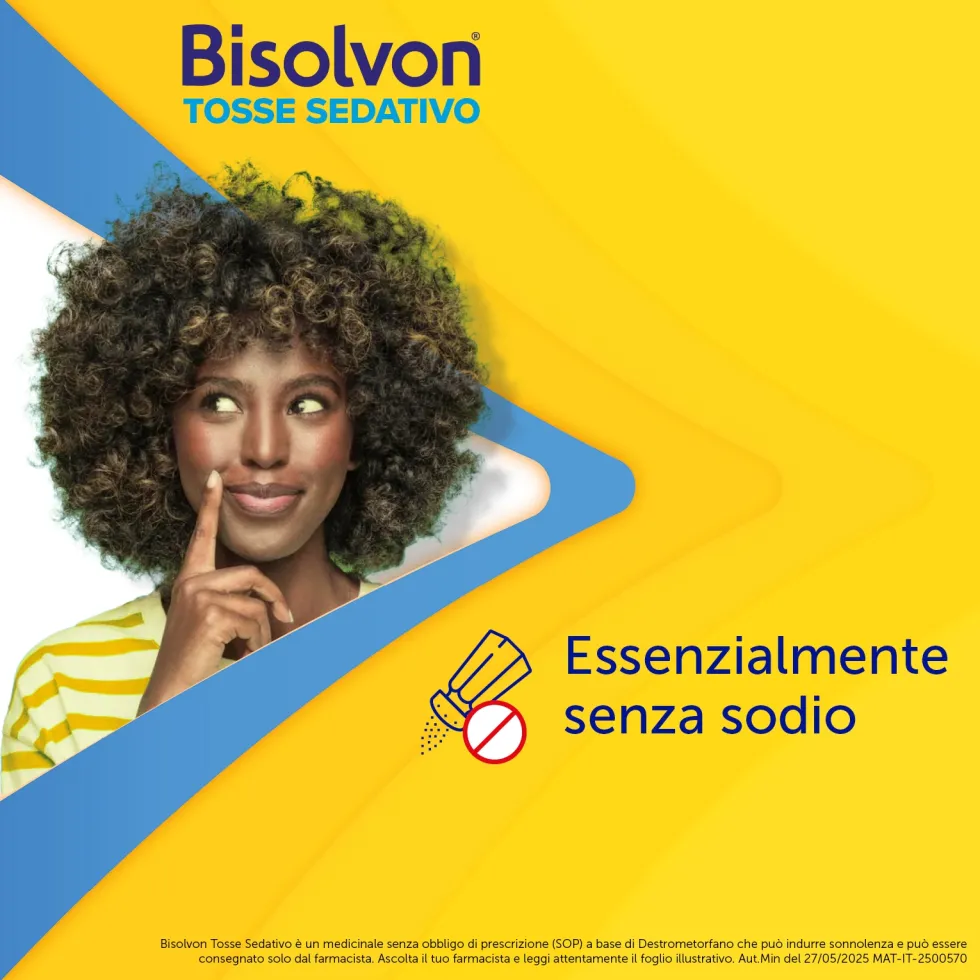 Bisolvon Tosse Sedativo per Tosse Secca Notturna, 20 Pastiglie Gommose